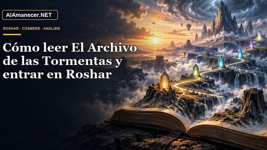 Portada de Cómo leer El Archivo de las Tormentas y entrar en Roshar en AlAmanecer.NET