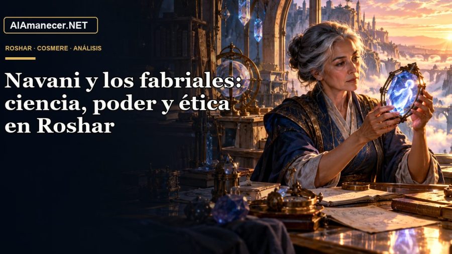 Portada de Navani y los fabriales: ciencia, poder y ética en Roshar en AlAmanecer.NET