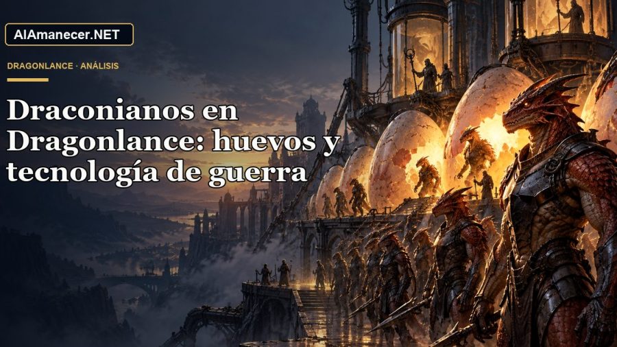 Portada de Draconianos en Dragonlance: huevos y tecnología de guerra en AlAmanecer.NET