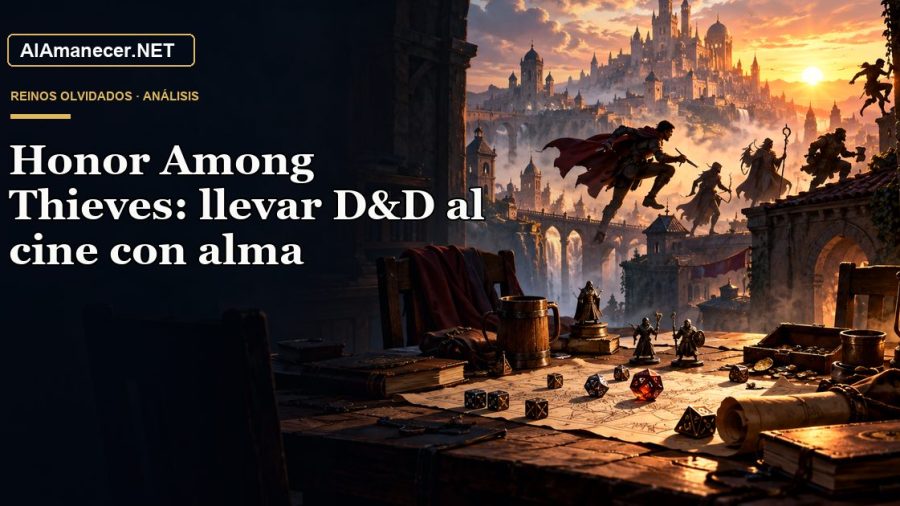 Portada de Honor Among Thieves: llevar D&D al cine con alma en AlAmanecer.NET