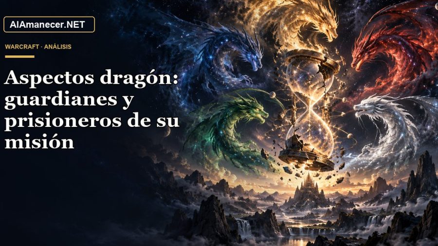 Portada de Aspectos dragón: guardianes y prisioneros de su misión en AlAmanecer.NET