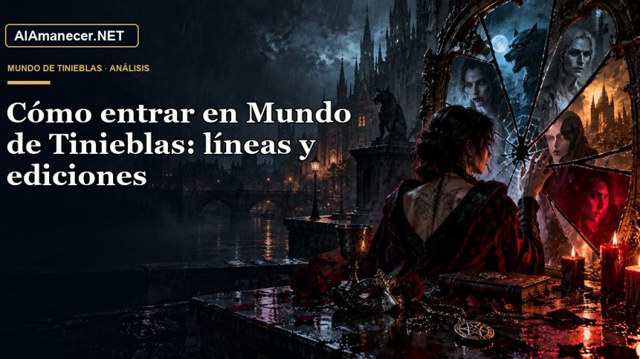 Portada de Cómo entrar en Mundo de Tinieblas: líneas y ediciones en AlAmanecer.NET