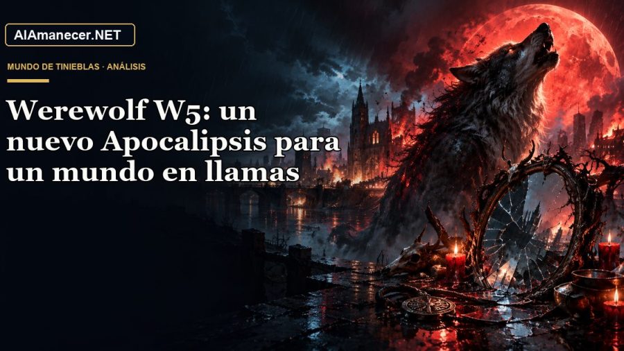 Portada de Werewolf W5: un nuevo Apocalipsis para un mundo en llamas en AlAmanecer.NET