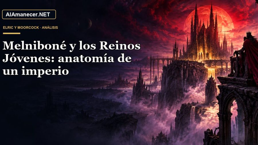 Portada de Melniboné y los Reinos Jóvenes: anatomía de un imperio en AlAmanecer.NET