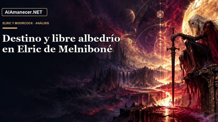 Portada de Destino y libre albedrío en Elric de Melniboné en AlAmanecer.NET