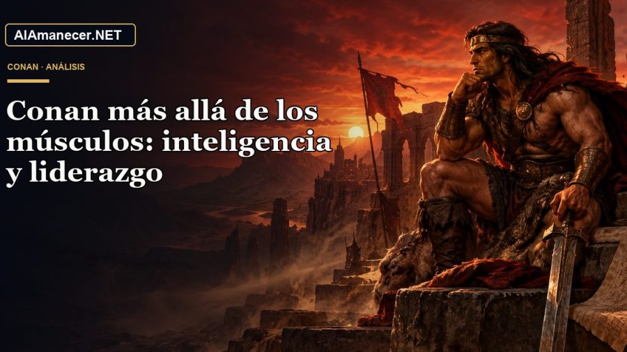 Portada de Conan más allá de los músculos: inteligencia y liderazgo en AlAmanecer.NET