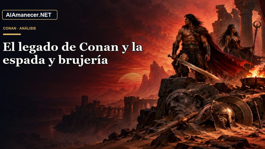 Portada de El legado de Conan y la espada y brujería en AlAmanecer.NET