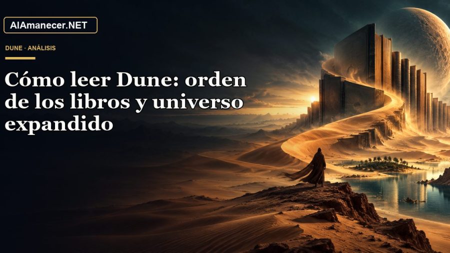 Portada de Cómo leer Dune: orden de los libros y universo expandido en AlAmanecer.NET