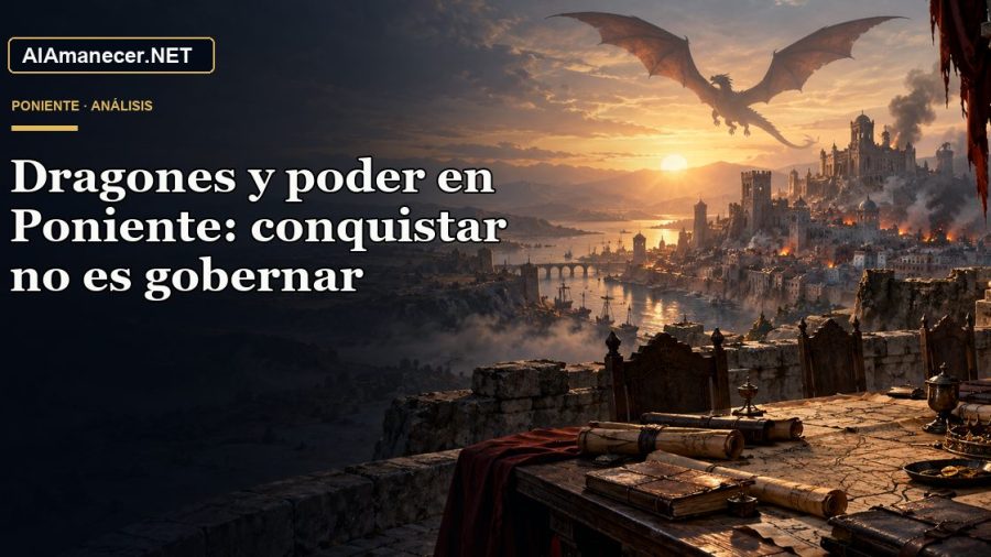 Portada de Dragones y poder en Poniente: conquistar no es gobernar en AlAmanecer.NET