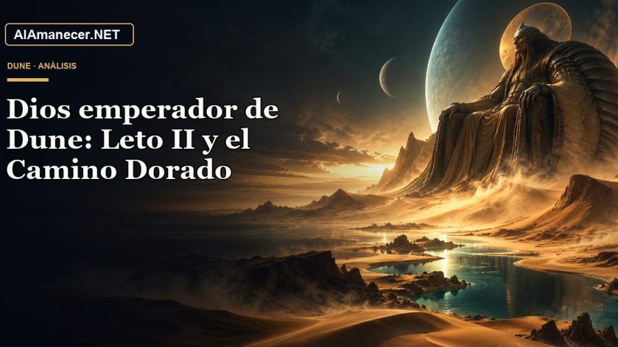 Portada de Dios emperador de Dune: Leto II y el Camino Dorado en AlAmanecer.NET