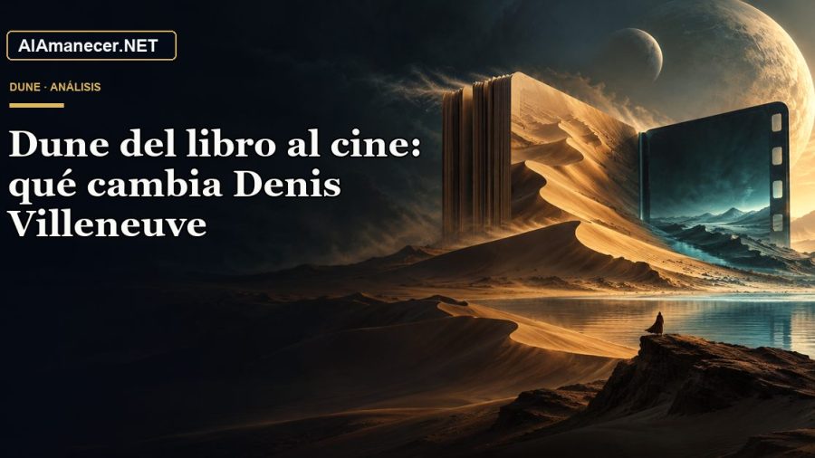 Portada de Dune del libro al cine: qué cambia Denis Villeneuve en AlAmanecer.NET