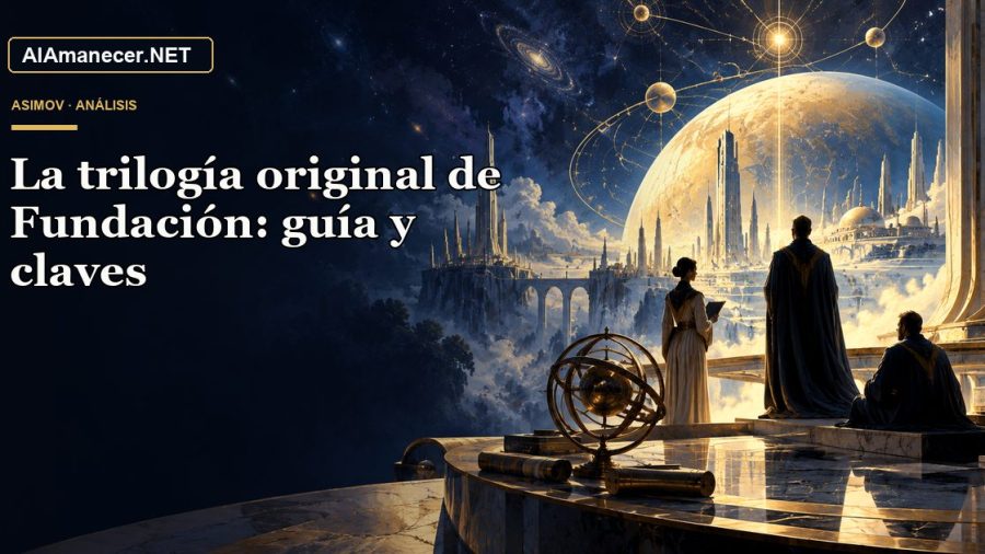 Portada de La trilogía original de Fundación: guía y claves en AlAmanecer.NET
