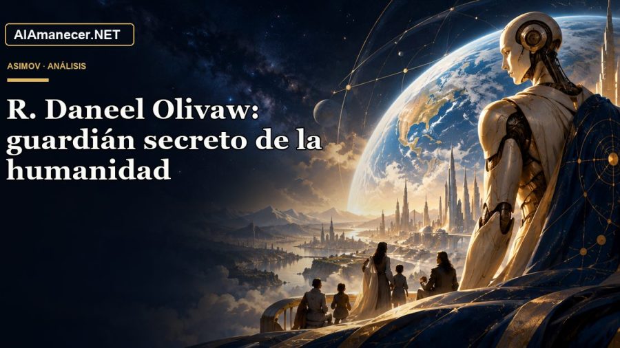 Portada de R. Daneel Olivaw: guardián secreto de la humanidad en AlAmanecer.NET