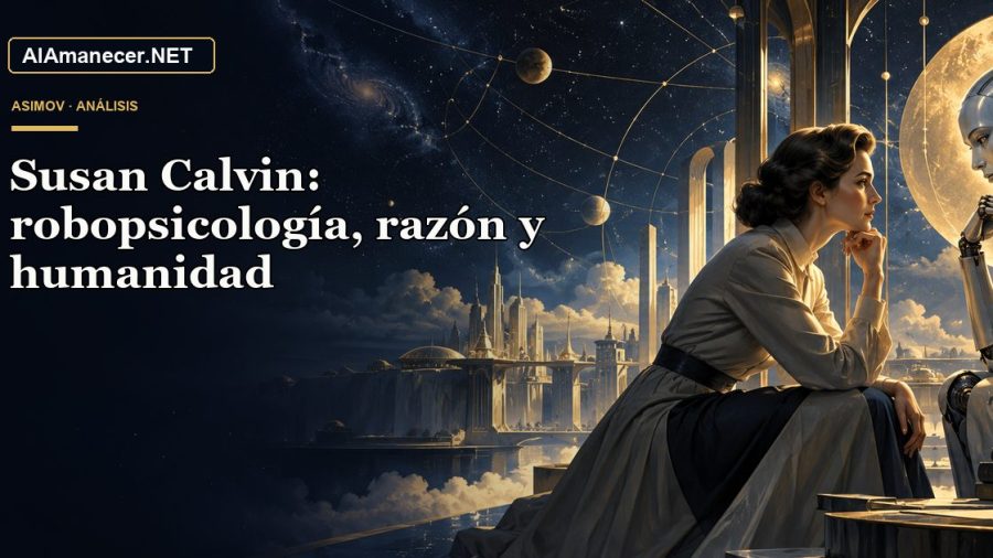 Portada de Susan Calvin: robopsicología, razón y humanidad en AlAmanecer.NET