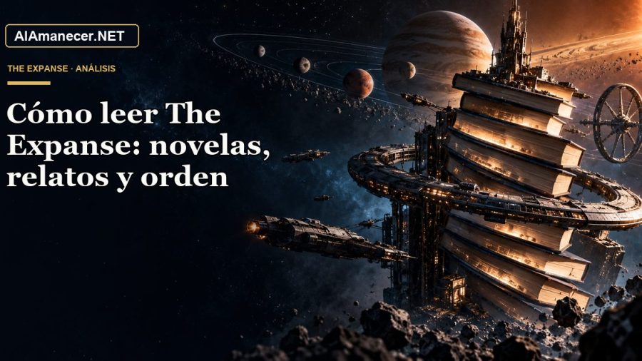 Portada de Cómo leer The Expanse: novelas, relatos y orden en AlAmanecer.NET