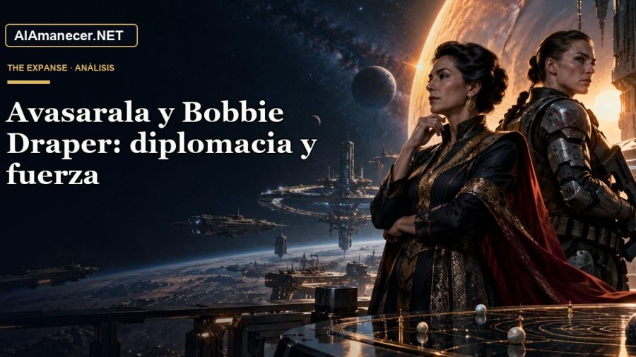 Portada de Avasarala y Bobbie Draper: diplomacia y fuerza en AlAmanecer.NET