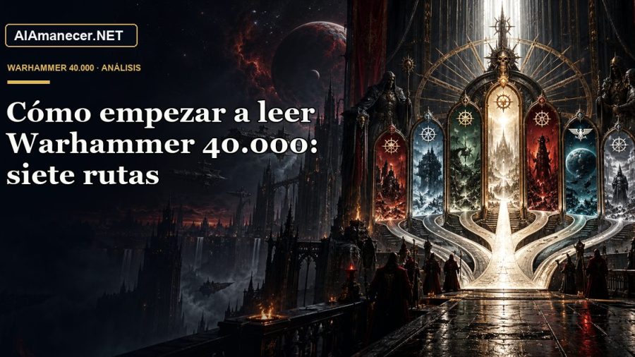 Portada de Cómo empezar a leer Warhammer 40.000: siete rutas en AlAmanecer.NET