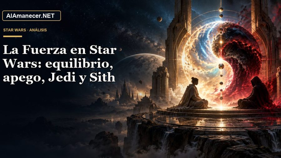 Portada de La Fuerza en Star Wars: equilibrio, apego, Jedi y Sith en AlAmanecer.NET