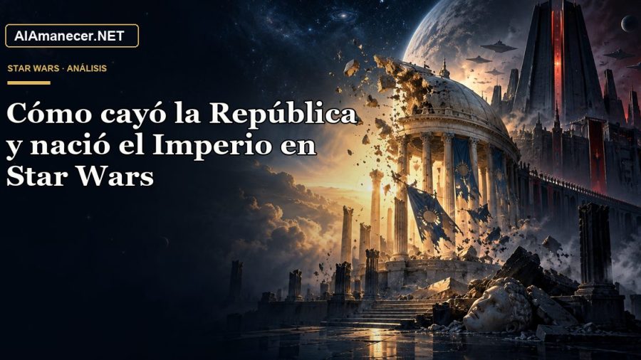 Portada de Cómo cayó la República y nació el Imperio en Star Wars en AlAmanecer.NET