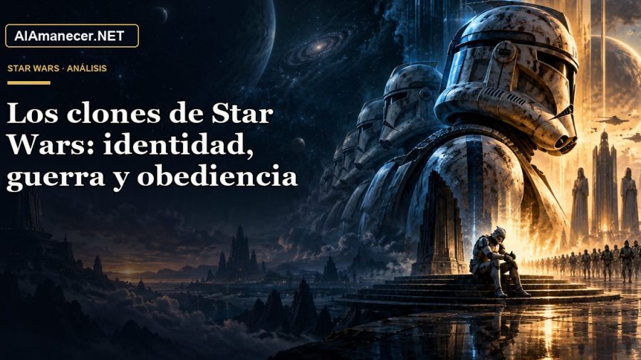 Portada de Los clones de Star Wars: identidad, guerra y obediencia en AlAmanecer.NET