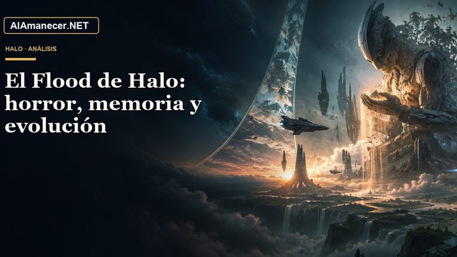 Portada de El Flood de Halo: horror, memoria y evolución en AlAmanecer.NET