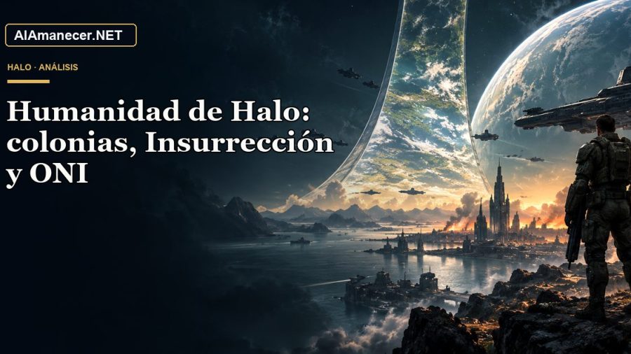 Portada de Humanidad de Halo: colonias, Insurrección y ONI en AlAmanecer.NET