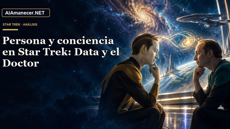 Portada de Persona y conciencia en Star Trek: Data y el Doctor en AlAmanecer.NET