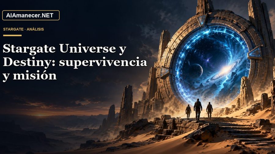 Portada de Stargate Universe y Destiny: supervivencia y misión en AlAmanecer.NET