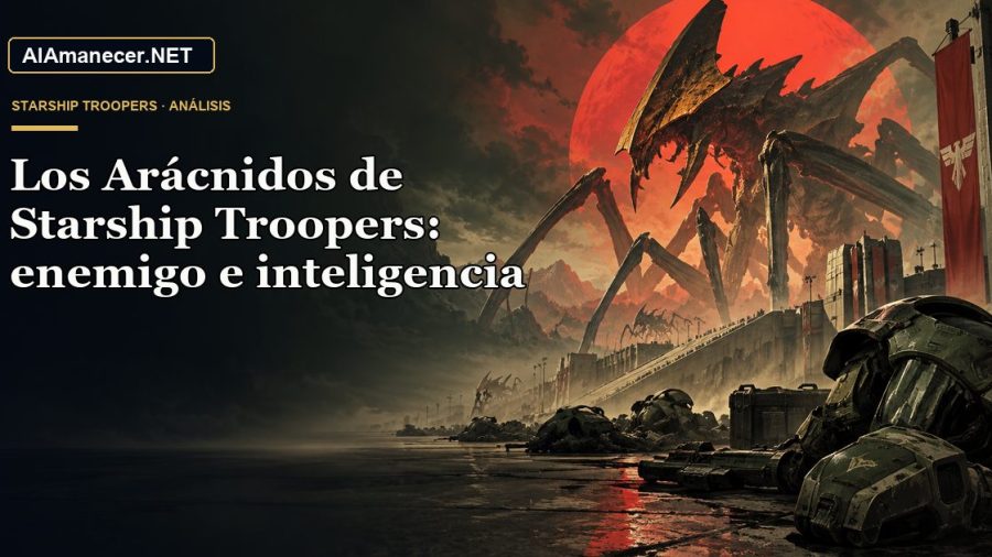 Portada de Los Arácnidos de Starship Troopers: enemigo e inteligencia en AlAmanecer.NET