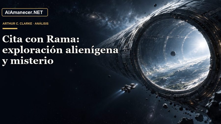 Portada de Cita con Rama: exploración alienígena y misterio en AlAmanecer.NET