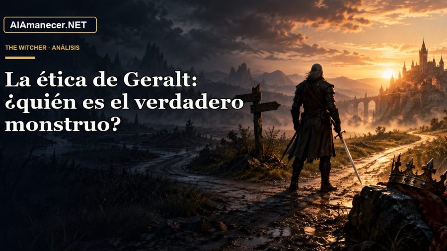 Portada de La ética de Geralt: ¿quién es el verdadero monstruo? en AlAmanecer.NET