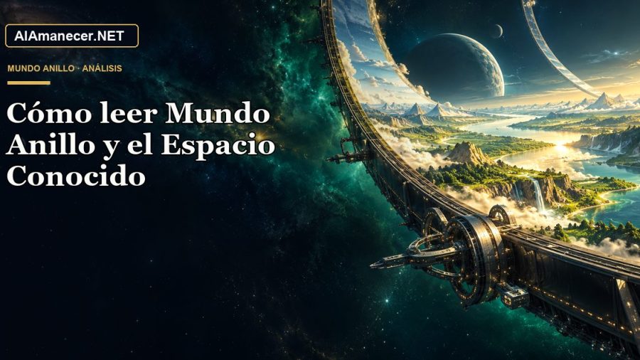 Portada de Cómo leer Mundo Anillo y el Espacio Conocido en AlAmanecer.NET