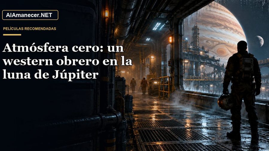 Portada de Atmósfera cero: un western obrero en la luna de Júpiter en AlAmanecer.NET