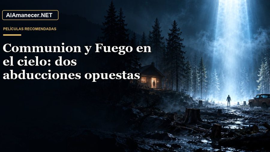 Portada de Communion y Fuego en el cielo: dos abducciones opuestas en AlAmanecer.NET
