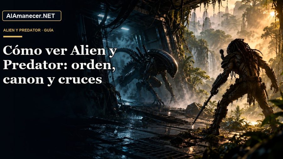 Portada de Cómo ver Alien y Predator: orden, canon y cruces en AlAmanecer.NET