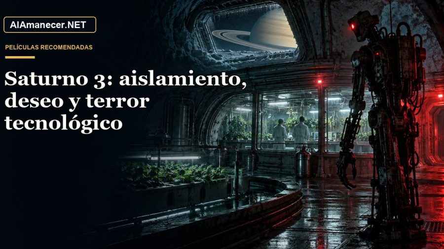 Portada de Saturno 3: aislamiento, deseo y terror tecnológico en AlAmanecer.NET