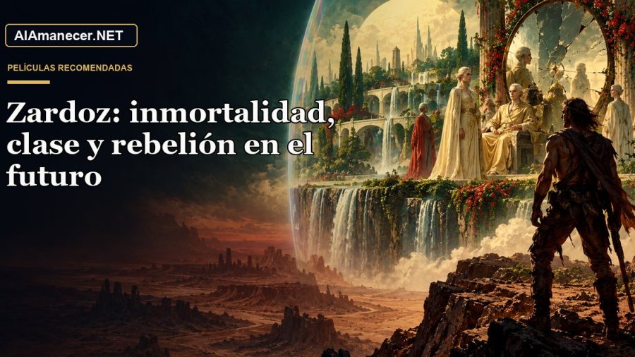 Portada de Zardoz: inmortalidad, clase y rebelión en el futuro en AlAmanecer.NET